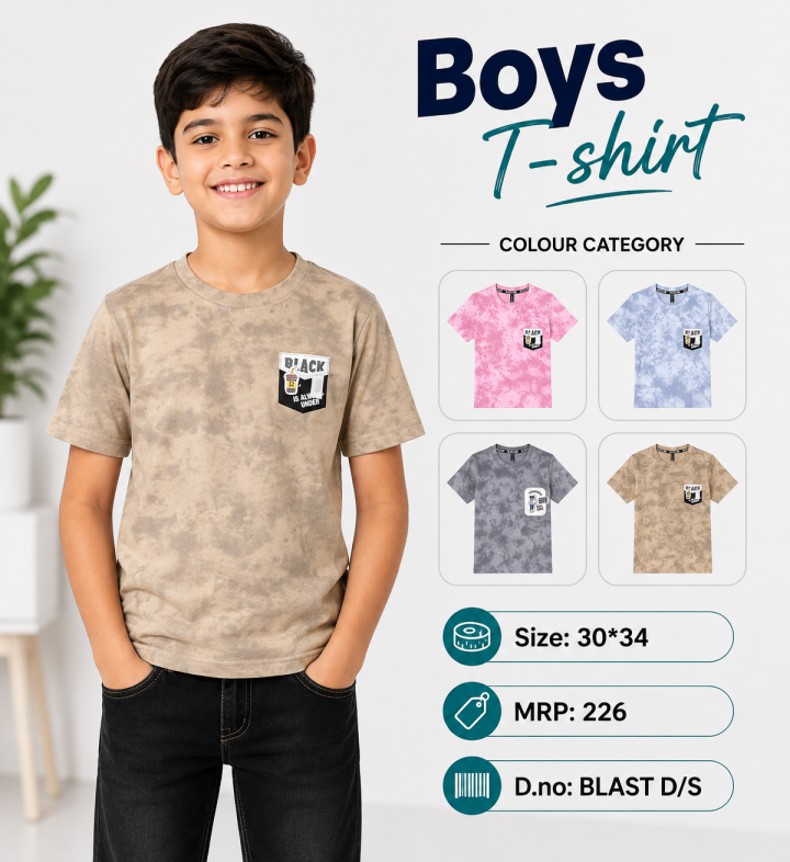 BOYS TSHIRT(G.G)(30*34){6}