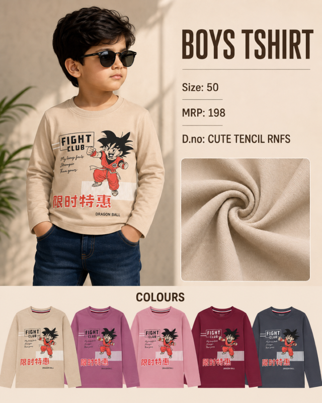 BOYS TSHIRT(T.T)(50)(10)