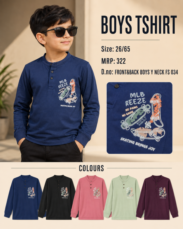 BOYS TSHIRT(H.K.T)(26){5}