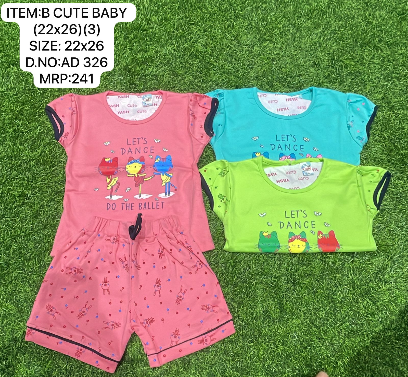 GIRLS CUTE BABY(22*26){3}