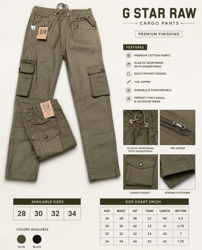 MENS CARGO(G.T)(28*34){8}