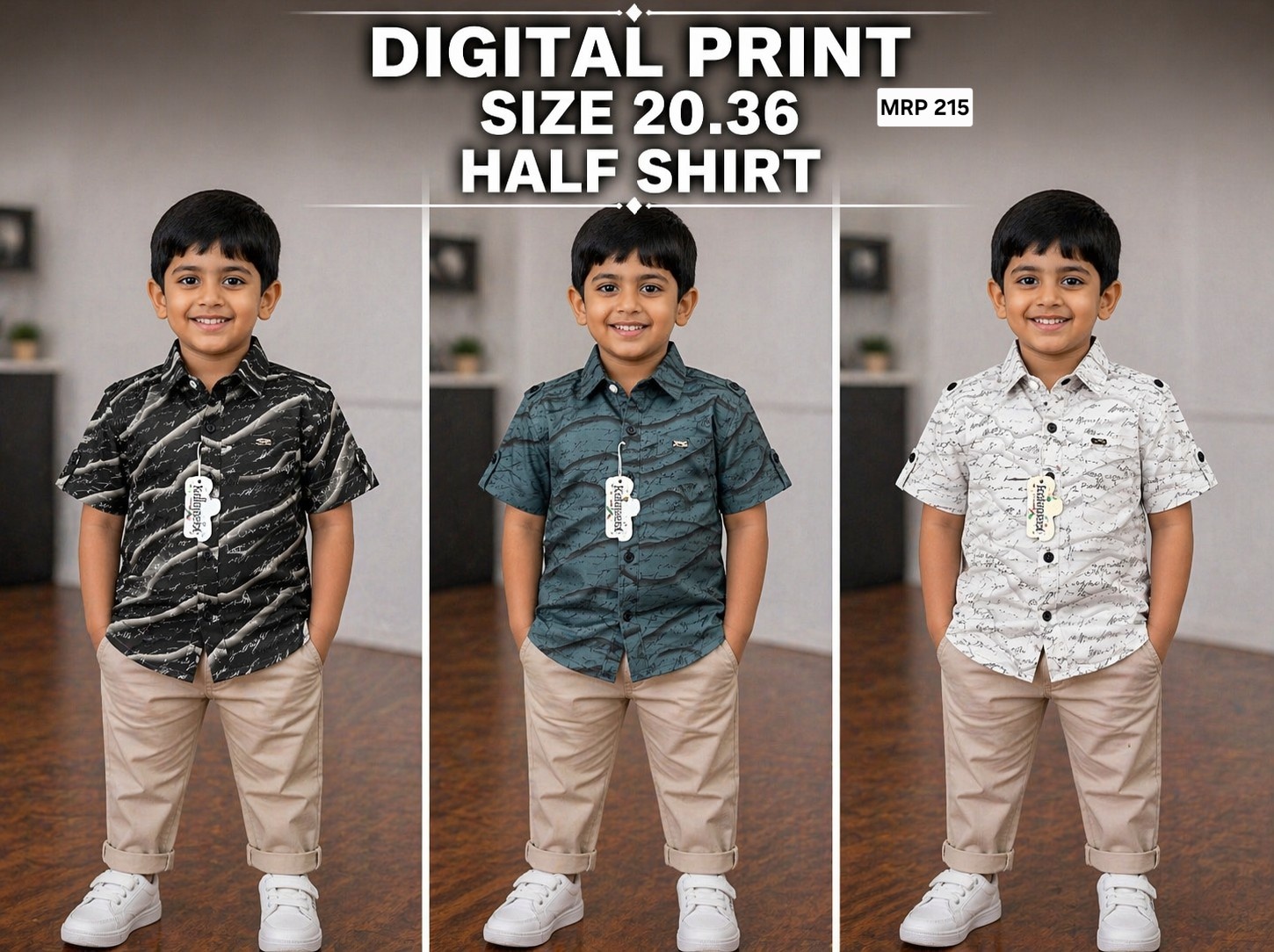 BOYS SHIRT(K)(H)(20*36){6}