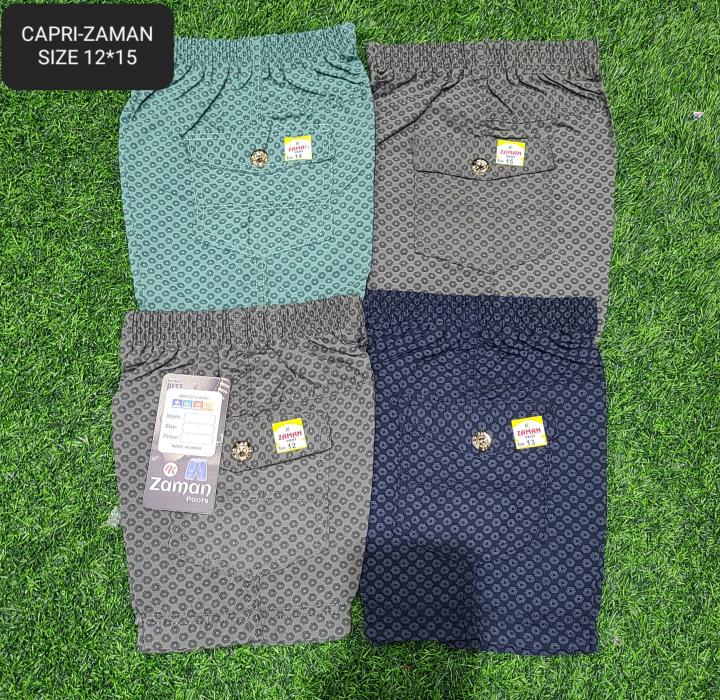 BOYS CAPRI(ZAMAN)(12*15){4}